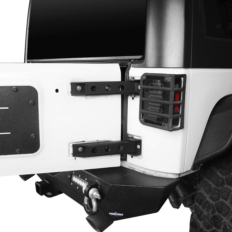 Hooke Road Wrangler Tailgate Hinge Set Heavy Duty Steel Hinges for Jeep Wrangler JK & JKU Unlimited 07-18 - Image 3